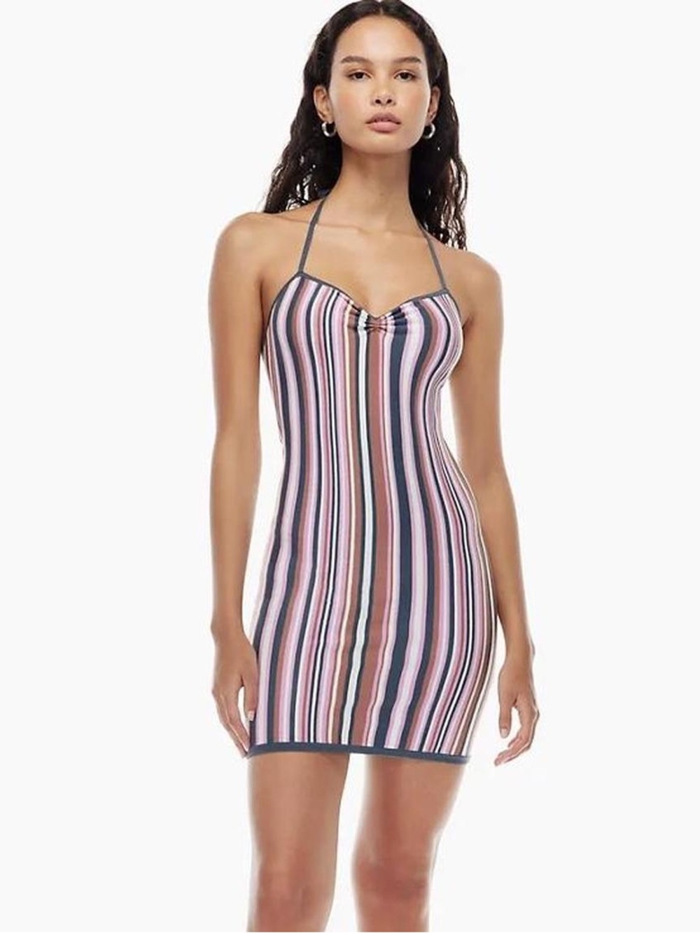 Aritzia Sundays Best fitted halter summer dress